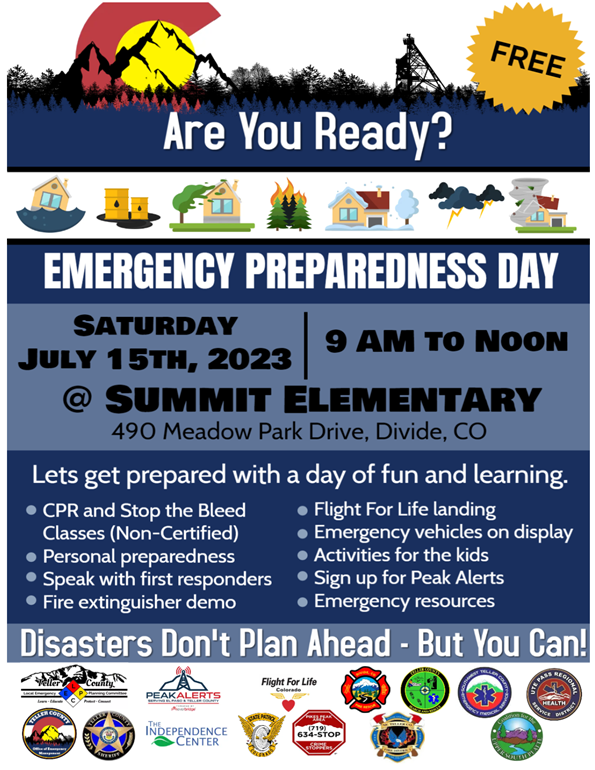 Emergency Preparedness Day Teller County Mental Health Alliance